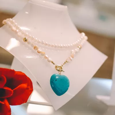 Colar Pedras Naturais 