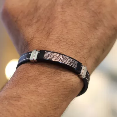 Pulseira Masculina Ora&ccedil;&atilde;o Pai Nosso