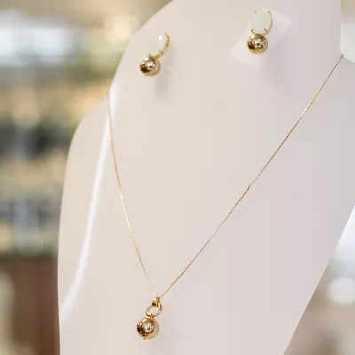 Conjunto Folheado Ouro 18k